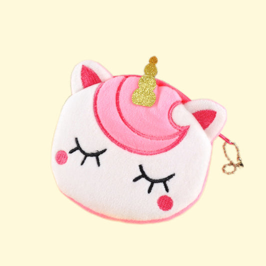 Unicorn Coin Plush Pouch