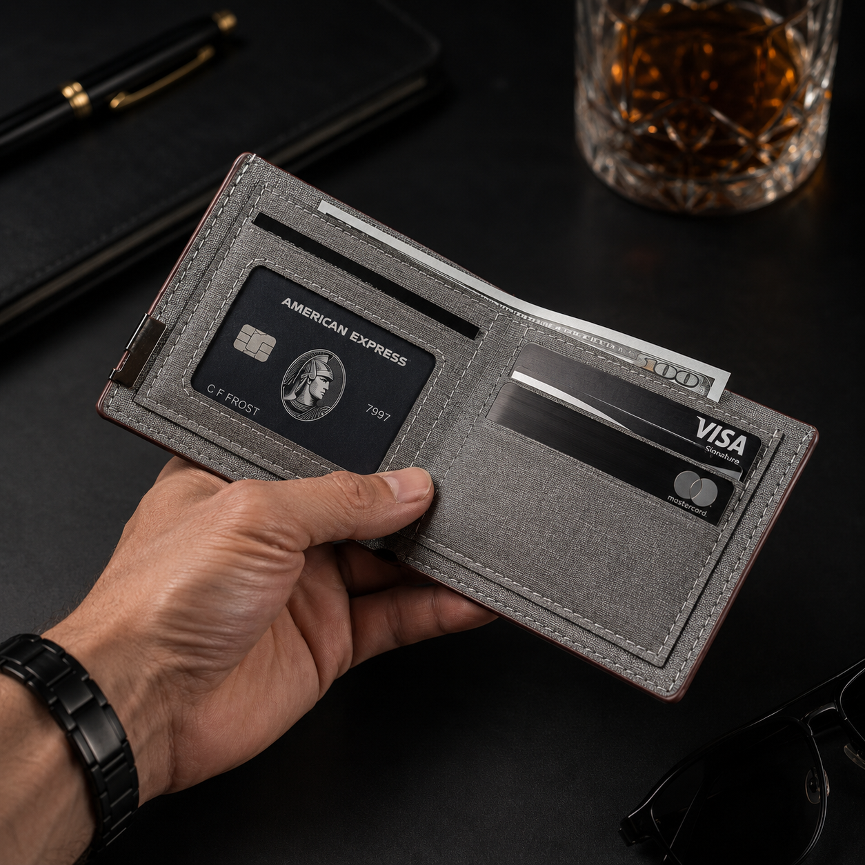 Slim Carry Men's Wallet ( 2 colors available)