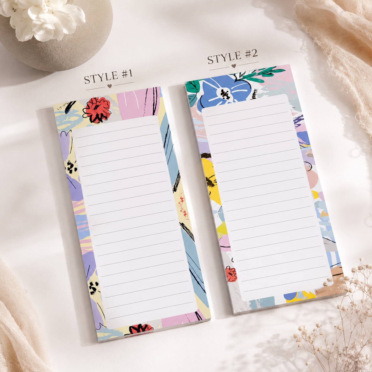 Abstract Notepad Collection (  Styles available )