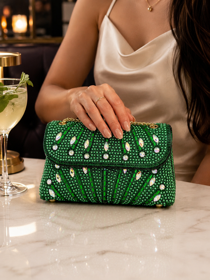 Beaded Crystal Evening Bag