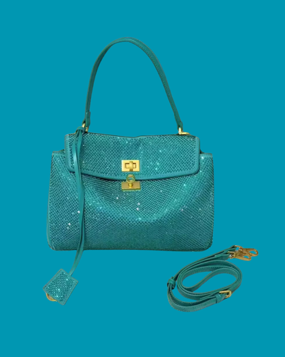 Spotlight Rhinestone Crossbody Bag