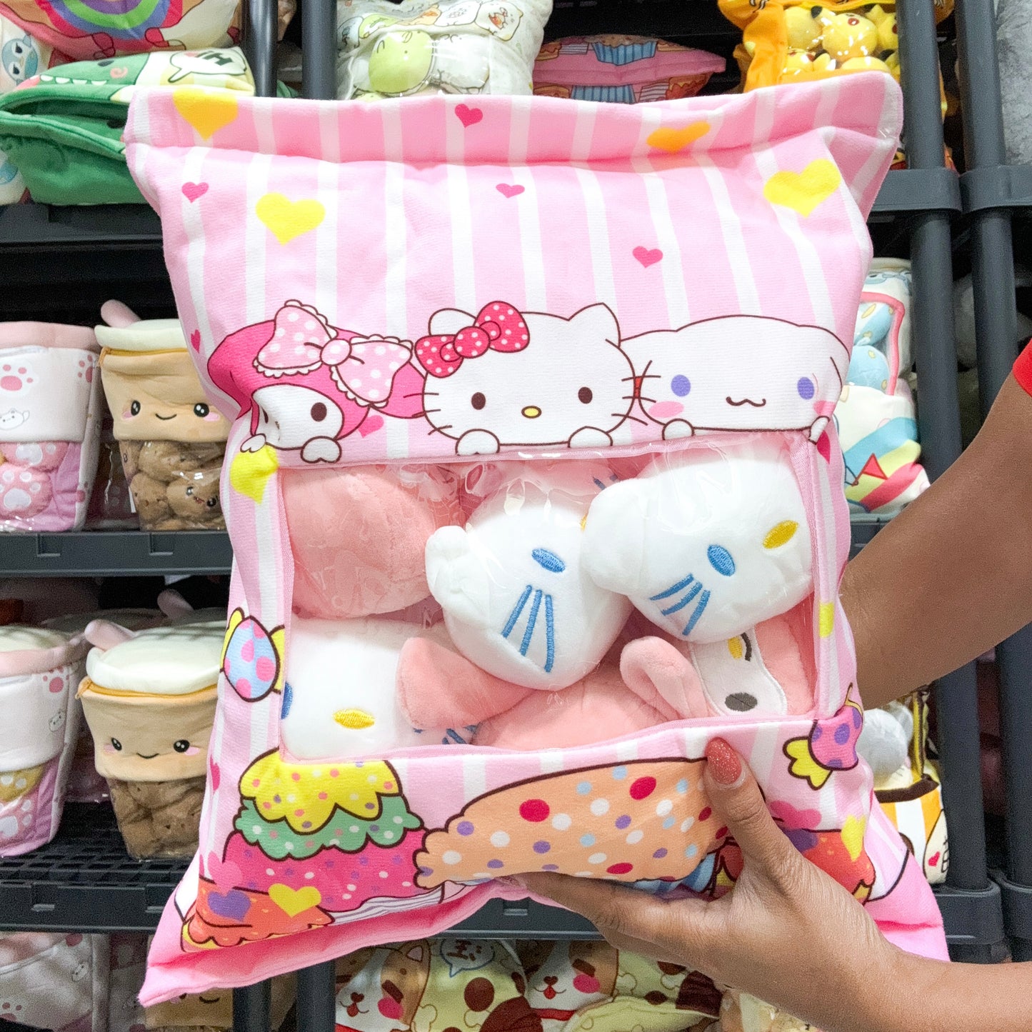 Sanrio Plush Pillows With Squishy Babies