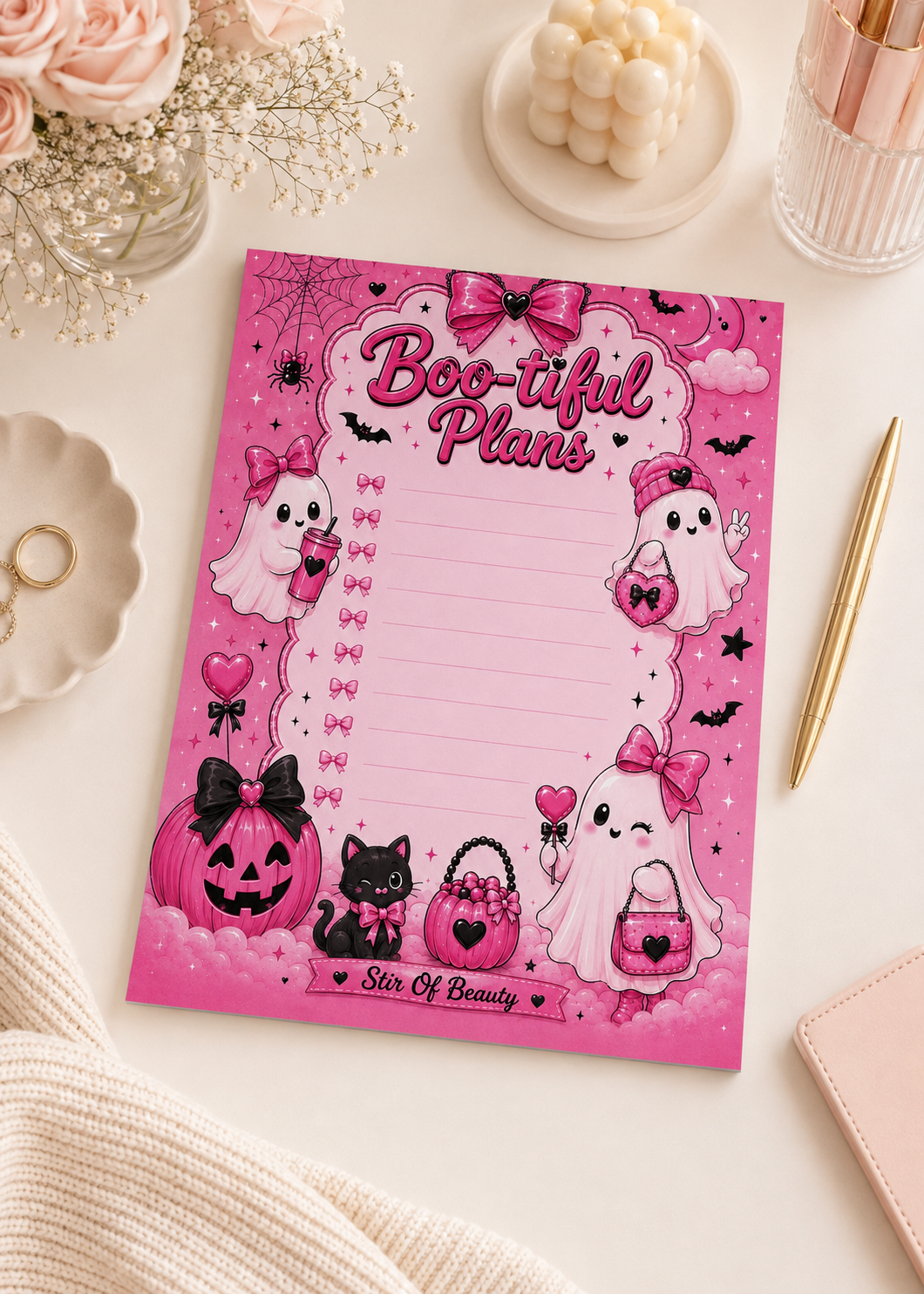 Boo-tiful Notepads ( 8.5 x 11 )