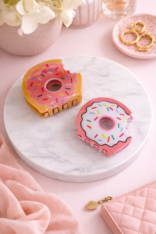 Donut Hair Claw Clip