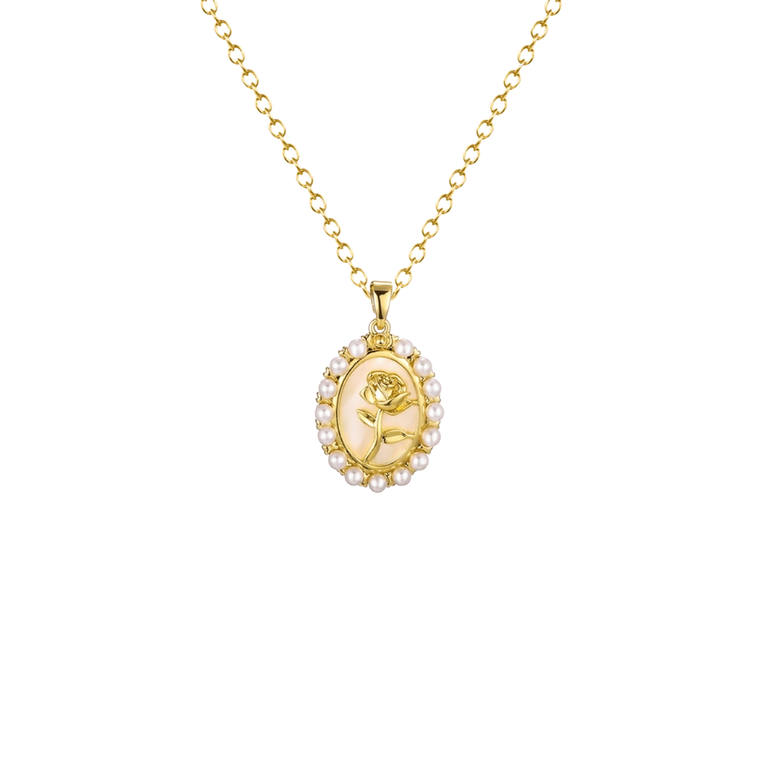Enchanted Rose Necklace ( Non-Tarnish)