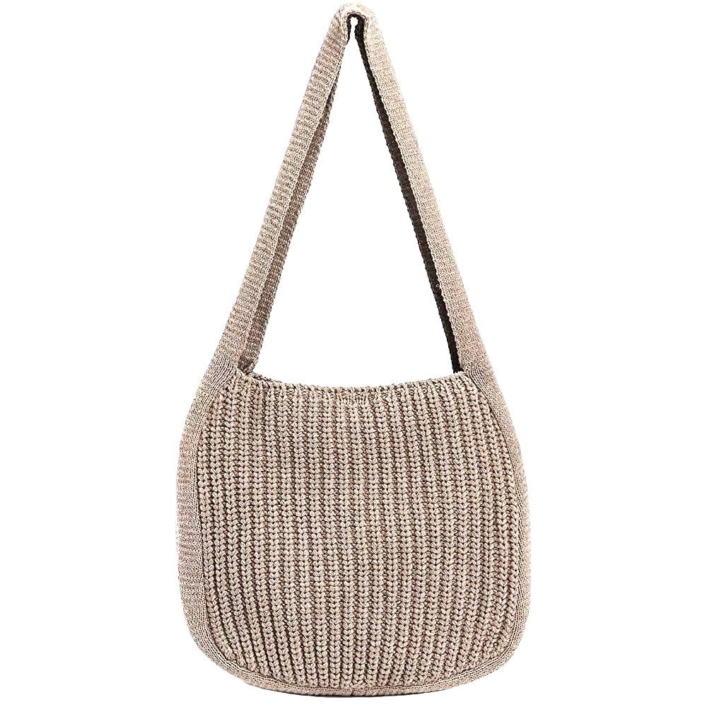 Knit Hobo Tote Bag