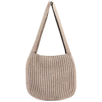 Knit Hobo Tote Bag