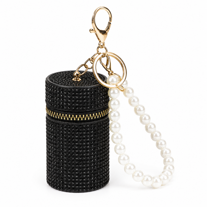 Glitzy Clip-On Bag Charm