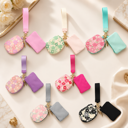 Summer Floral Wristlet Set