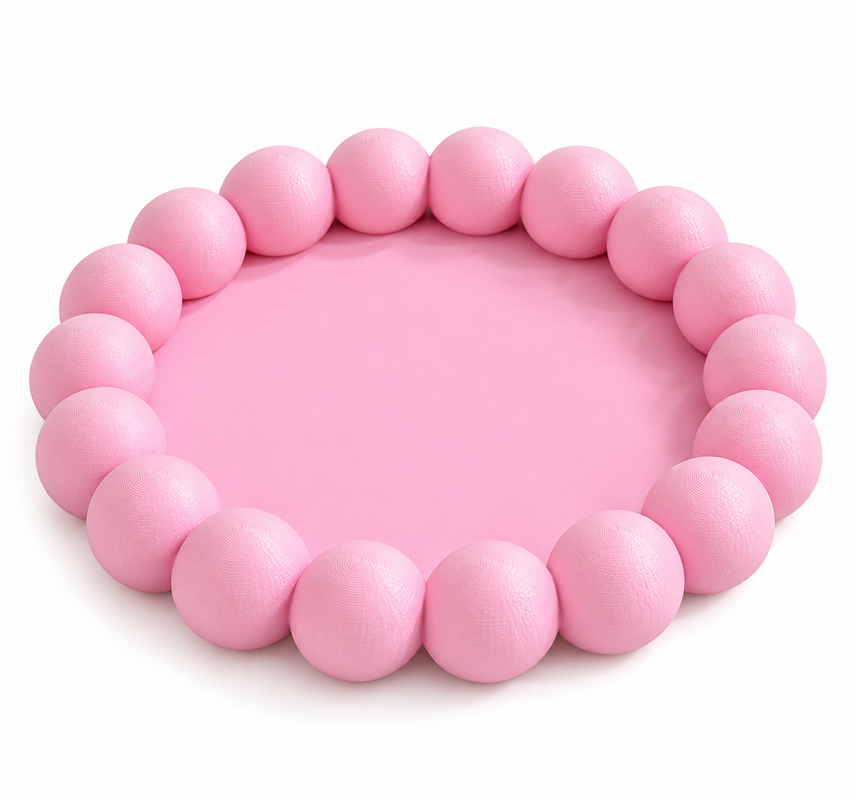 Pink Bubble Jewelry Tray