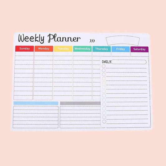 Dry Erase Weekly Planner Magnet