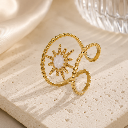 Goddess Adjustable Ring | Tarnish Resistant B-37