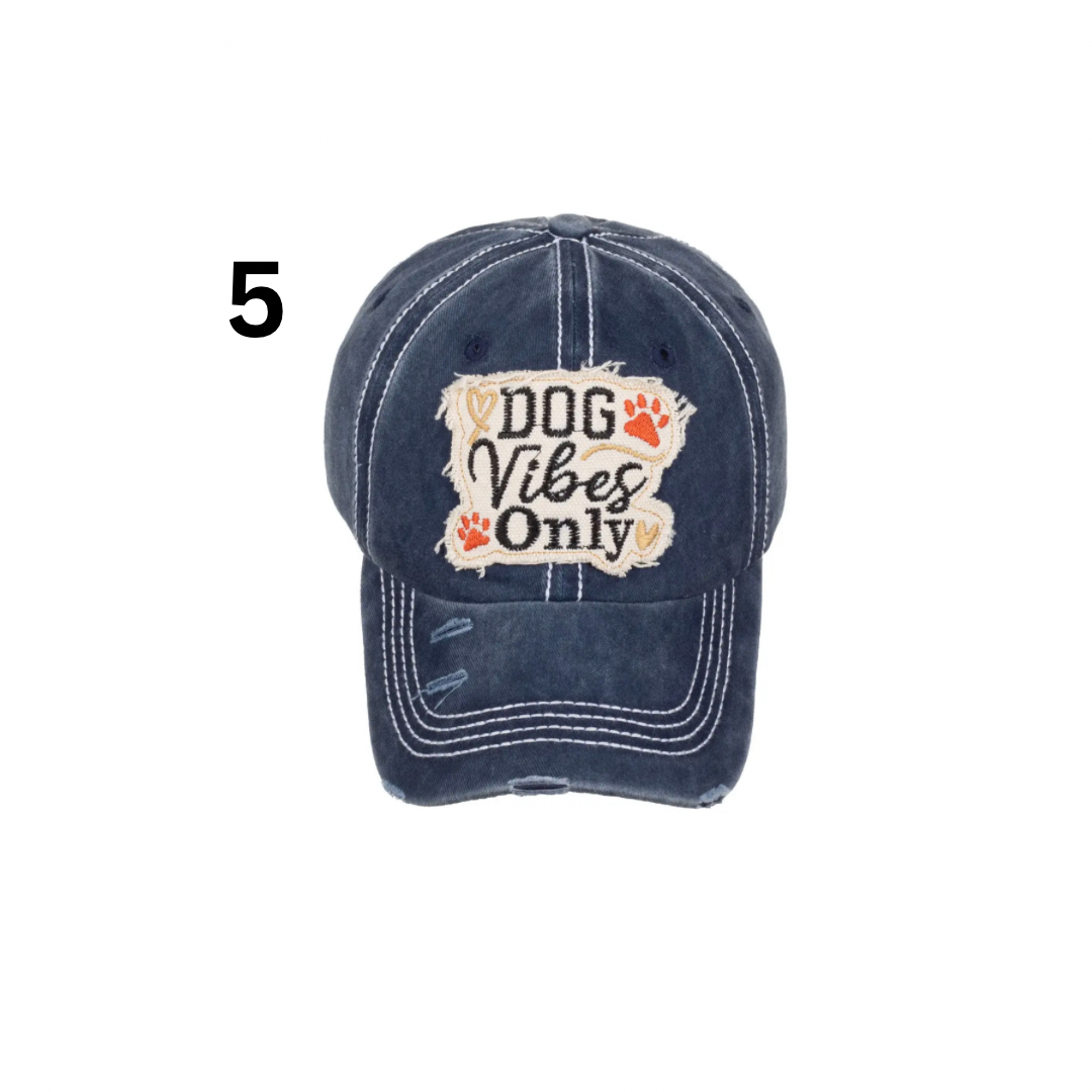 Dog Vibes Only Hats