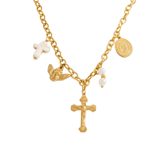 Cross Charm Necklace
