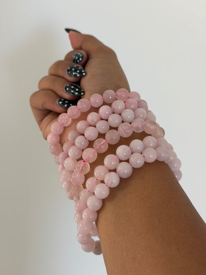 🌸 ROSE QUARTZ BRACELET | The Stone of Unconditional Love
