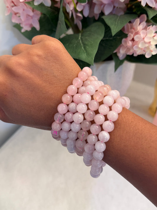 🌸 ROSE QUARTZ BRACELET | The Stone of Unconditional Love