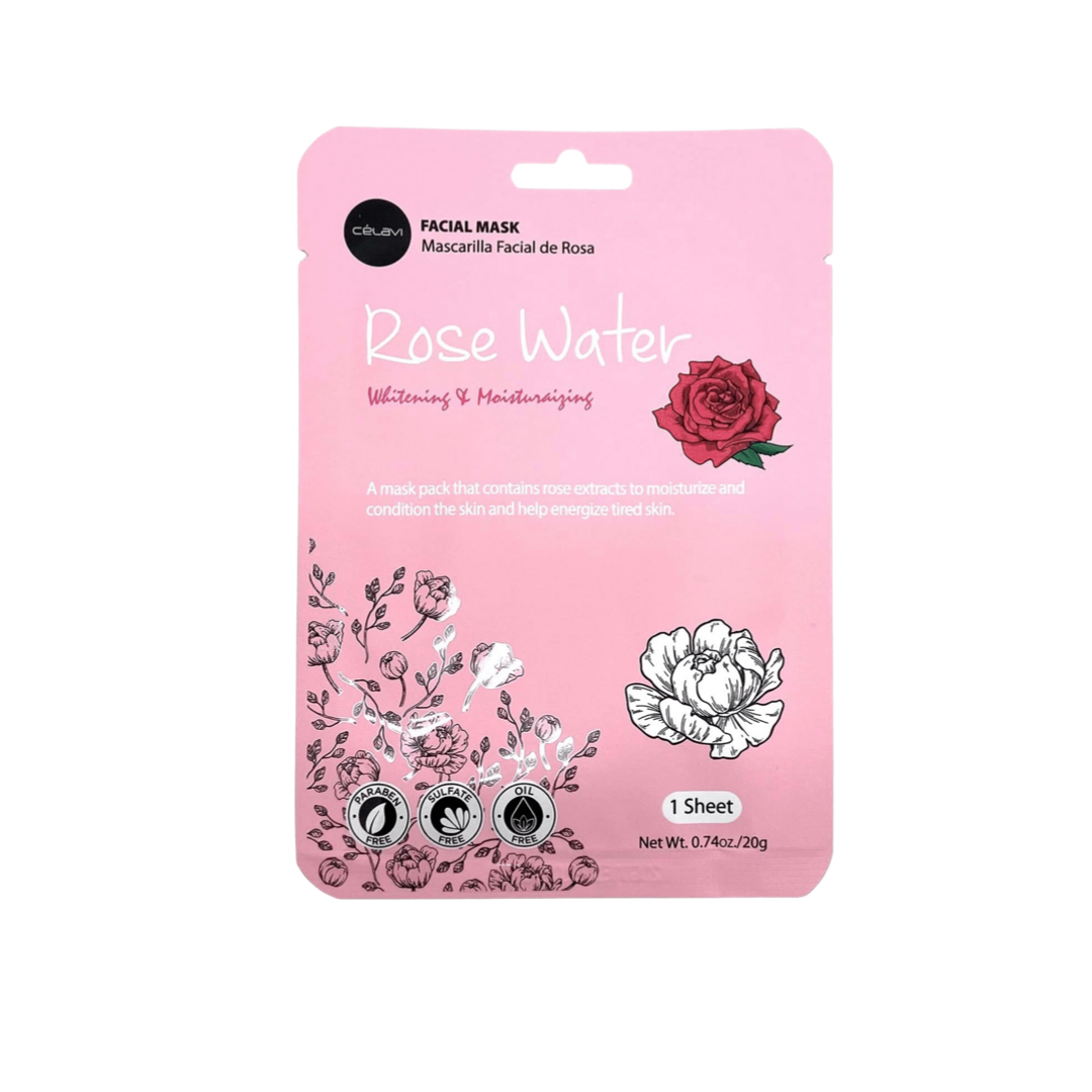 Celavi Rose Water Sheet Mask
